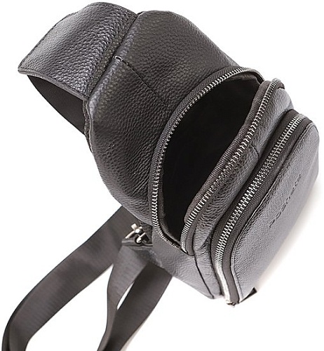 Городской рюкзак Poshete M 381-6306-BLK