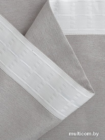 Штора Ника Зварико блэкаут 888250-01 2x2.5 м (соломенно-серый)