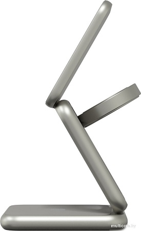 Беспроводное зарядное Magssory Fold Pro 3 в 1 WCH063 (титановый)