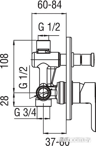Смеситель Nobili Abc AB87100CR