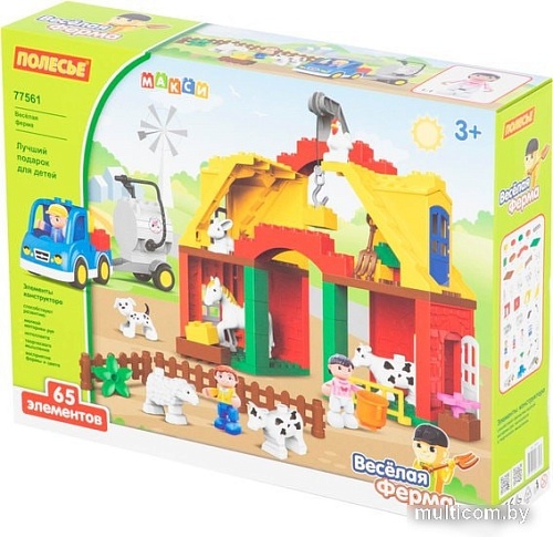 Конструктор Полесье 77561 Весёлая ферма
