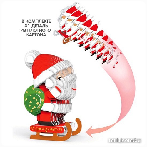 3Д-пазл Bondibon Дед Мороз ВВ5640