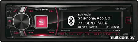 CD/MP3-магнитола Alpine CDE-178BT