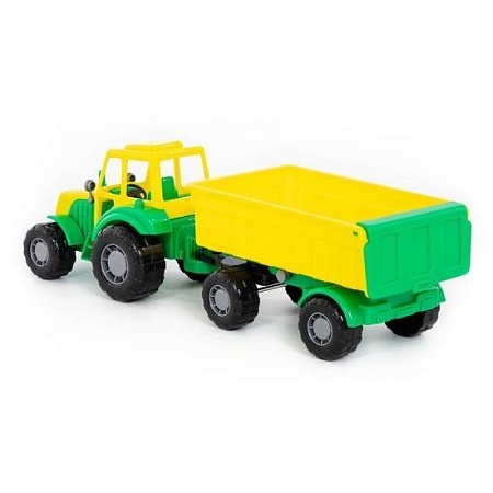 Полесье Мастер трактор с прицепом №1 35257