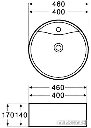 Умывальник Azario AZ-3018