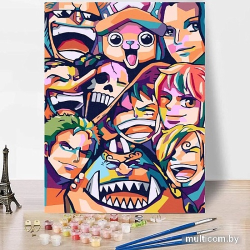 Картина по номерам Red Panda Ван Пис Пираты p54426