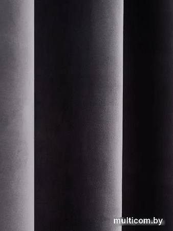 Комплект штор Soft Lines Бархат 9138-27 2.5x2.4 м (серый, 2 шт)