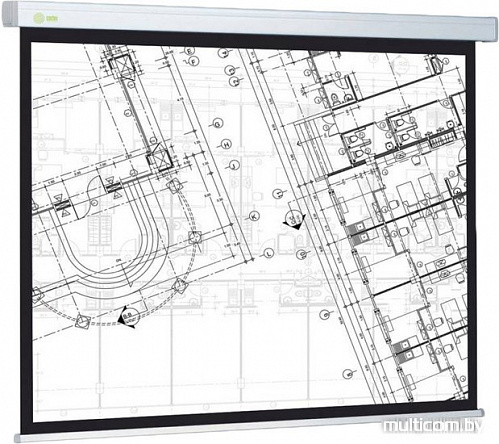 Проекционный экран CACTUS Wallscreen CS-PSW-124x221