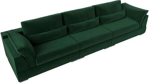 Диван Mebelico Пекин Long 115450 (велюр, зеленый)