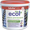 Краска Ecol 32 ВД-АК-1032 фасадная 1 л (белый)