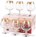 Набор бокалов для коньяка Bohemia Crystal Angela 40600/378804/400