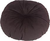 Декоративная подушка Sled Круглая 40x40x10 (шоколадный)