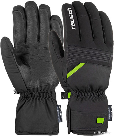 Горнолыжные перчатки Reusch Bradley R-TEX XT 6101265-7716 (р-р 10.5, Black/Neon Green)