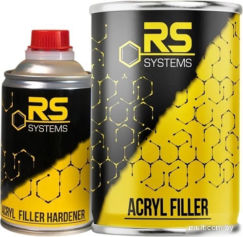 Автомобильный грунт RS 5+1 HS 0201-3.366-RS-075+0501-83 (900мл, белый)