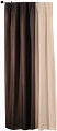 Комплект штор Nadzejka Элегия Hg.EG-4/3 4.5x2.7 м (4 шт, бежевый/коричневый)