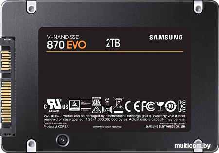 SSD Samsung 870 Evo 4TB MZ-77E4T0BW