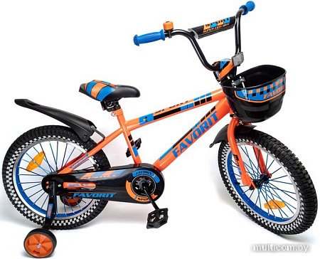 Детский велосипед Favorit Sport 18 SPT-18OR (оранжевый)