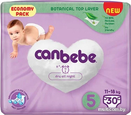 Подгузники Canbebe 5 11-18 кг (30 шт)