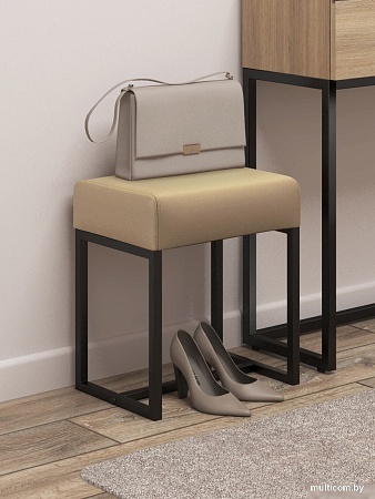 Пуфик Mio Tesoro Юнта (экокожа/санд)