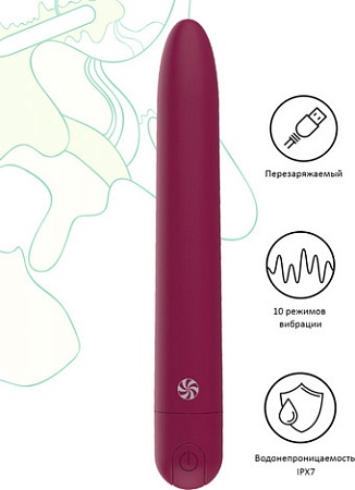 Вибратор Lola Games Take it Easy Haze 9025-03lola (красный)