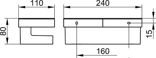 Keuco Полка 12758010001