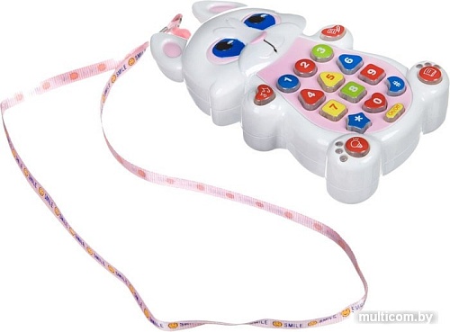 Развивающая игрушка Bondibon Умный телефон. Зайка ВВ4547