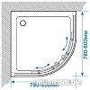 Душевой уголок Акватон Ritsa 80x80 [1AX005SSXX000]