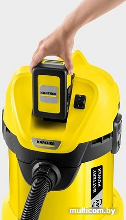 Пылесос Karcher WD 3 Battery Set 1.629-911.0