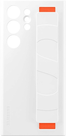 Чехол для телефона Samsung Silicone Grip Case S23 Ultra (белый)