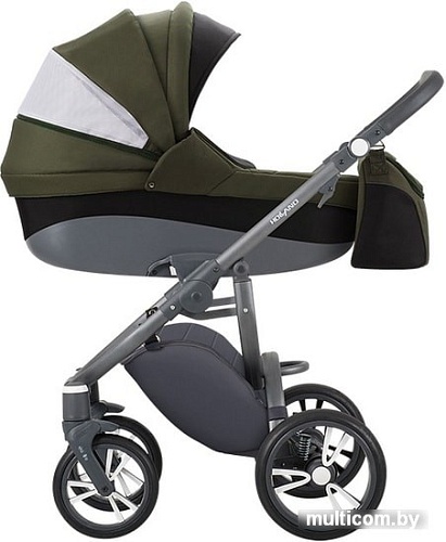 Универсальная коляска BEBETTO Holland (2 в 1, W51, белая рама)