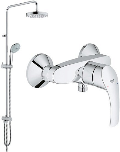 Душевая система Grohe New Tempesta 200 со смесителем 124410