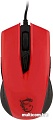 Мышь MSI Clutch GM40 (черный/красный)