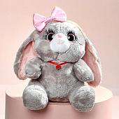 Классическая игрушка Milo Toys Зайка Ла-Пу-Ля с повязкой бант 9211948