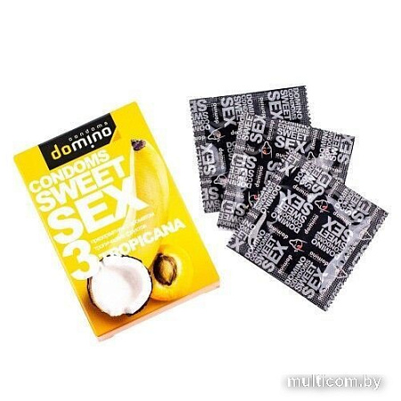 Гладкие презервативы Domino Sweet Sex (тропические фрукты)