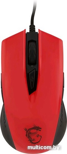 Мышь MSI Clutch GM40 (черный/красный)