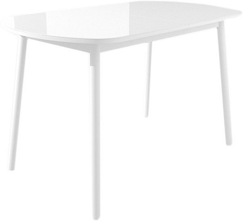 Обеденный стол Mamadoma Раунд белый/белый