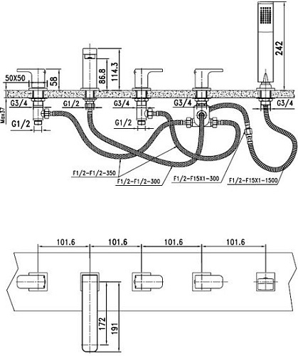 Смеситель Kaiser Sonat [34222]
