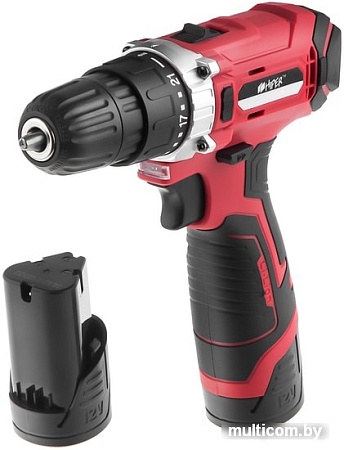 Дрель-шуруповерт Hiper HCD12/2A (с 2-мя АКБ, кейс)