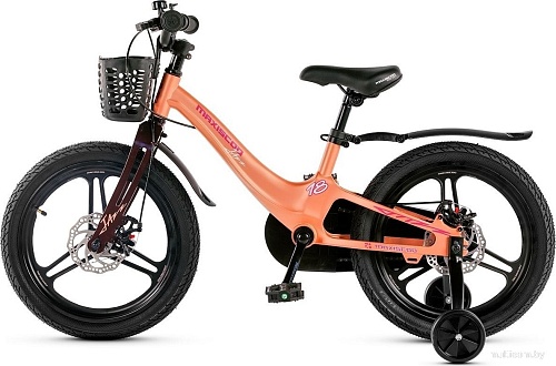 Детский велосипед Maxiscoo Jazz Pro 18 2025 MSC-J1841P (пудра, разобранный)