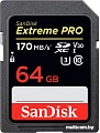 Карта памяти SanDisk Extreme PRO SDXC SDSDXXY-064G-GN4IN 64GB