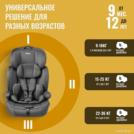 Детское автокресло Nino Simple ZY10 (черный)