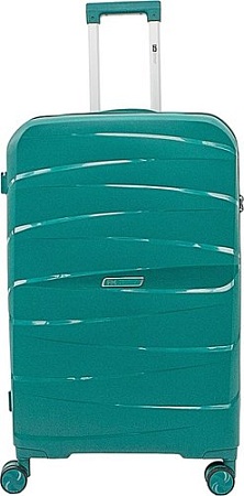 Чемодан-спиннер Francesco Molinary 344-003/3-28BIR (бирюзовый)