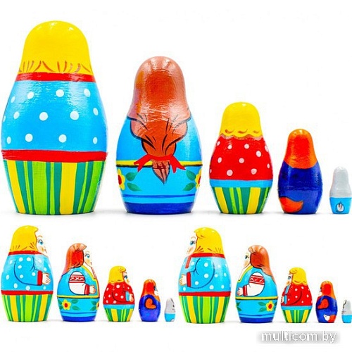 Развивающая игра Брестская Матрешка Русская семья (набор 5 шт)