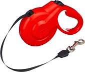 Поводок-рулетка Fida Styleash лента 5 м M 202637 (красный)