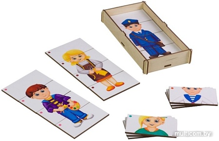 Развивающая игра Paremo Составные картинки. Профессии 3 PE720-136