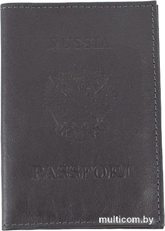 Обложка для паспорта Poshete 604-117LG-TYL (серый)