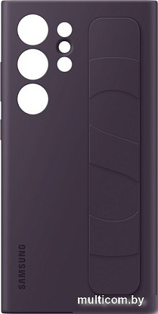 Чехол для телефона Samsung Standing Grip Case S24 Ultra (темно-фиолетовый)