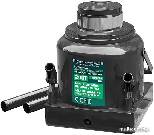 Бутылочный домкрат RockForce RF-TH920001 200т