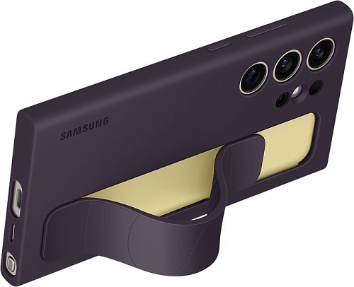 Чехол для телефона Samsung Standing Grip Case S24 Ultra (темно-фиолетовый)
