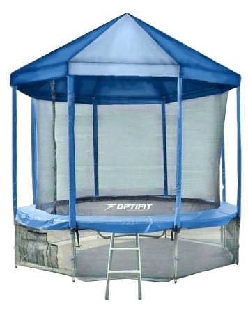 Каркасный батут Optifit Like 12ft с крышей